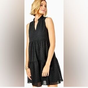 Lilly Pulitzer Black Eyelet Dress